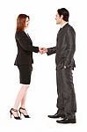 Business People Shaking Hands Stock Photo