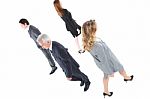 Business People Walking Stock Photo