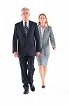 Business People Walking Stock Photo