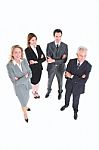 Business People With Arms Folded Stock Photo