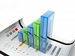 Business Progress Chart Stock Photo