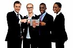 Business Team Using Tablet Pc Stock Photo