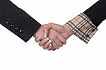 Business Women Shaking Hands Stock Photo