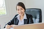 Business Women Smile Stock Photo