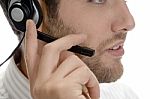 Businessman Busy In Communicate Stock Photo