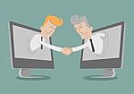 Businessman Shake Hand Stock Photo