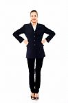 Businesswoman Standing Stock Photo