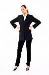 Businesswoman Standing Stock Photo