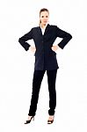 Businesswoman Standing Stock Photo