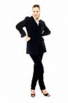 Businesswoman Standing Stock Photo