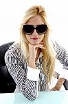 Businesswoman Wearing Sunglasses Stock Photo