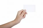 Card Blank Stock Photo