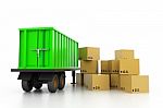 Cargo Transportation Concept Stock Photo