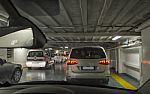 Cars Disembarking From Ferry In Italy Stock Photo