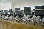 Chairs in Conference Room Stock Photo