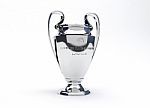 Champions League Cup Stock Photo