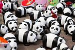 Chiang Mai, Thailand - March 19, 2016  : 1600 Pandas World Tour In Thailand By Wwf At Tha-pae Gate Stock Photo