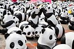 Chiang Mai, Thailand - March 19, 2016  : 1600 Pandas World Tour In Thailand By Wwf At Tha-pae Gate Stock Photo