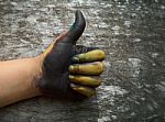 Children Hand Playing Stock Photo