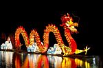 Chinese Dragon Lantern Stock Photo