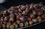 Chocolate Strawberries Stock Photo