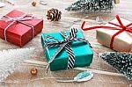 Christmas Gift Stock Photo