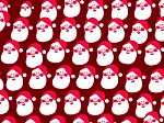 Christmas Santa Wallpaper Stock Photo