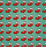 Christmas Socks Background Stock Photo