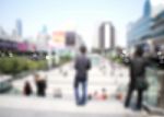 City Blurred Image Stock Photo