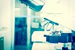 Close Up Laboratory Equipment Stock Photo