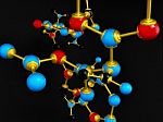 Close Up Of Molecular Structure Stock Photo