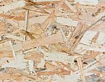 Close Up Texture Of Oriented Strand Board - Osb Stock Photo