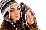 Close Up View Of Teens Friends Smiling And Looking At Camera Stock Photo