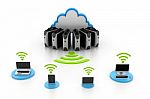 Cloud Computing Concept Stock Photo