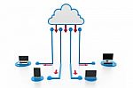 Cloud Computing Concept Stock Photo