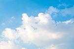 Cloud With Blue Sky Stock Photo