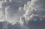 Clouds In Sky Before Rain Stock Photo