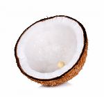 Coconut Isolated On The White Background Stock Photo