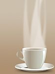 Coffee Illustrazione Verticale Stock Photo