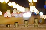 Coin Stack  Stock Photo