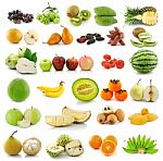 Collection Of Fruits Stock Photo