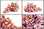 Collection Of Ripe Grape Fruit Stock Photo