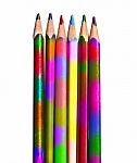 Colored Pencils Stock Photo