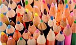 Colored Pencils Stock Photo