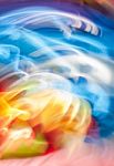 Colorful Abstract Light Vivid Color Blurred Background Stock Photo