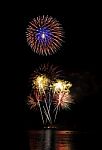 Colorful Fireworks Stock Photo