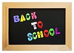 Colorful Letters With Back To School Stock Photo