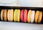 Colorful Macaroons In Different Flavor Stock Photo