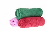 Colorful Towels Stock Photo