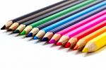 Coloured Pencils Stock Photo